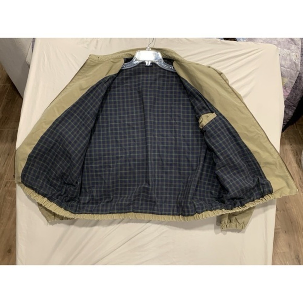 VTG Polo Ralph Lauren Harrington Jacket Men XLPlaid Lined Windbreaker Bomber - Picture 13 of 13